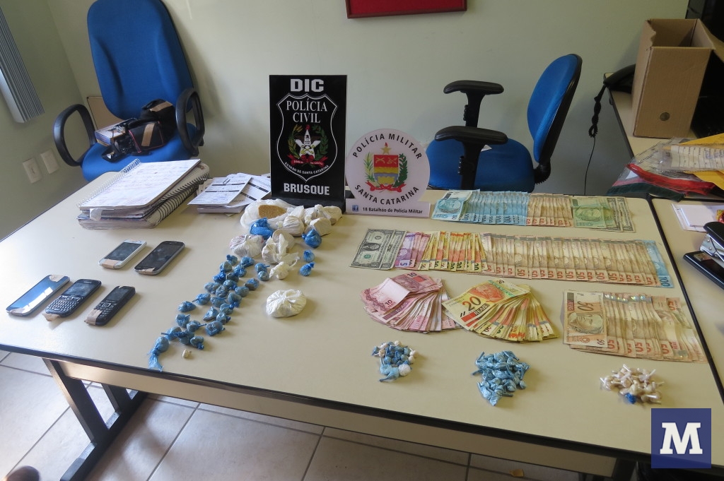 Operação desarticula quadrilha de tráfico de drogas