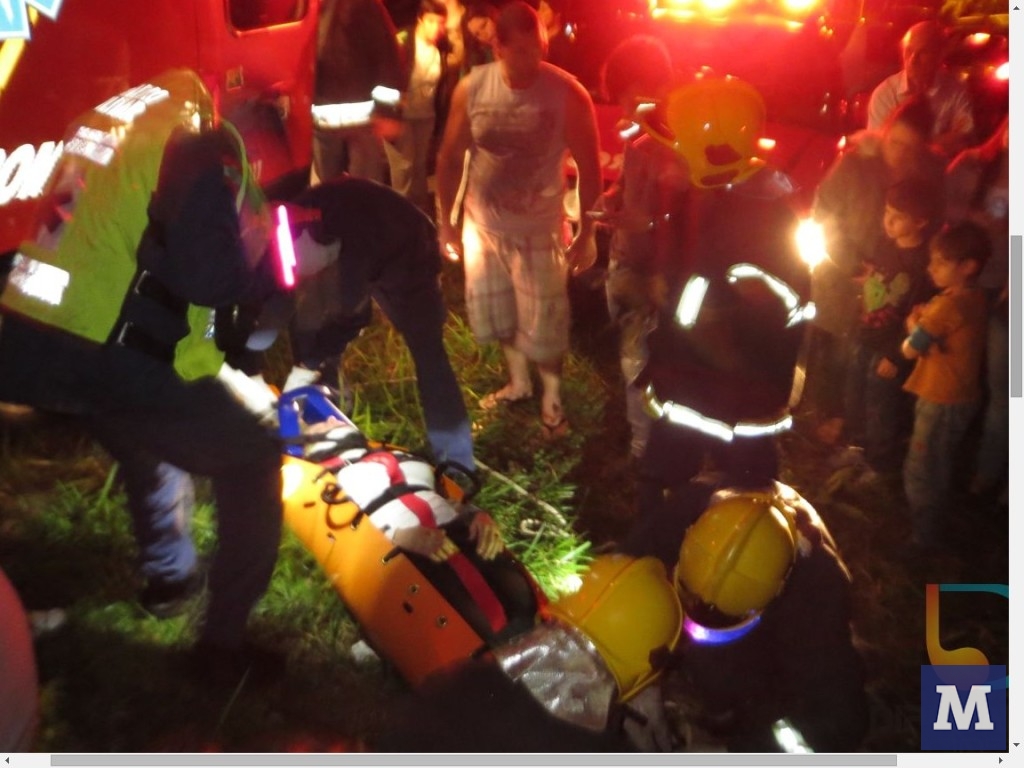 Capotamento na rodovia Gentil Batistti Archer