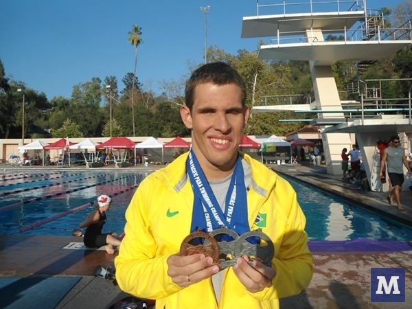 Brusquense coleciona medalhas no Para Pan Pacific dos EUA