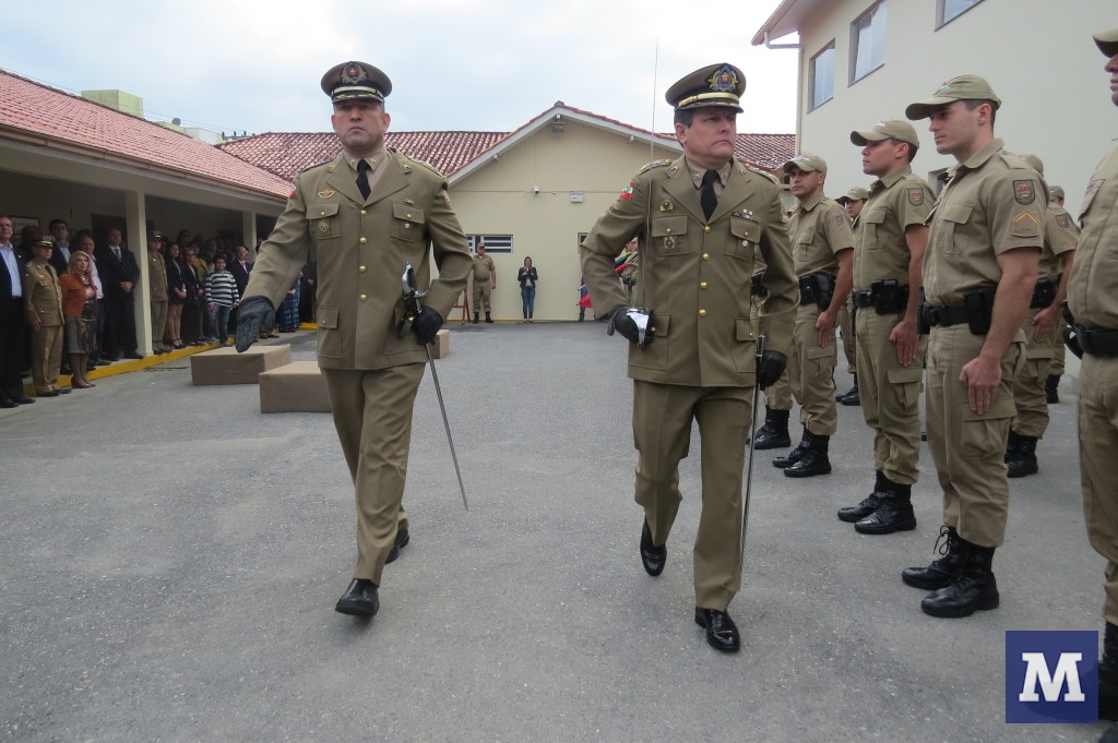 PM de Brusque troca comandante