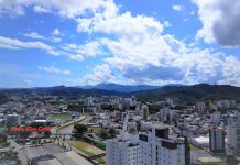 Sábado com 35 ºC em Brusque