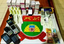 Policiais militares fecham bancas de jogo do bicho em Brusque