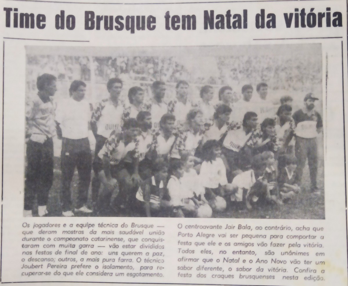 Brusque Avaí 1992
