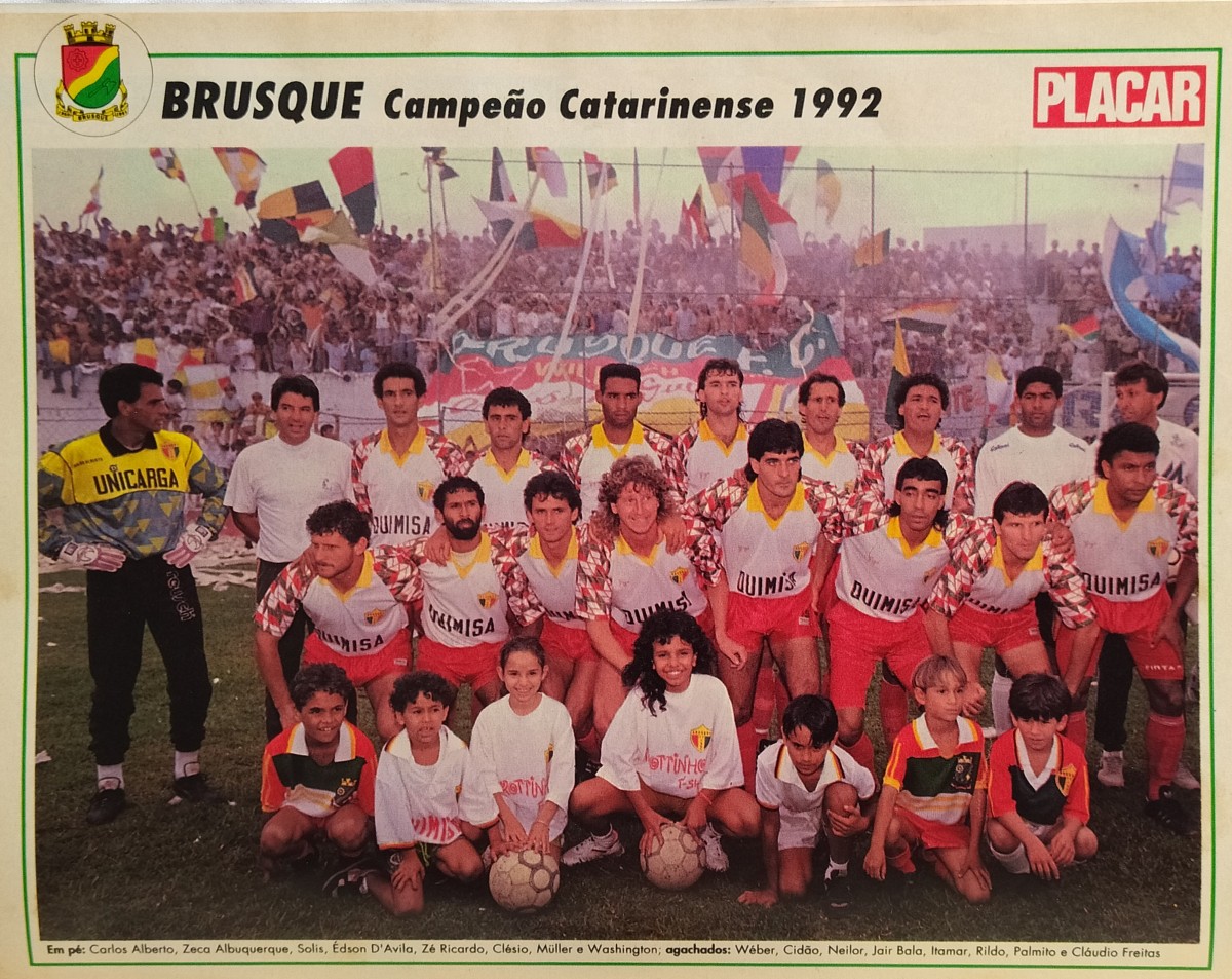 brusque 1992 final 2022 catarinense campeão