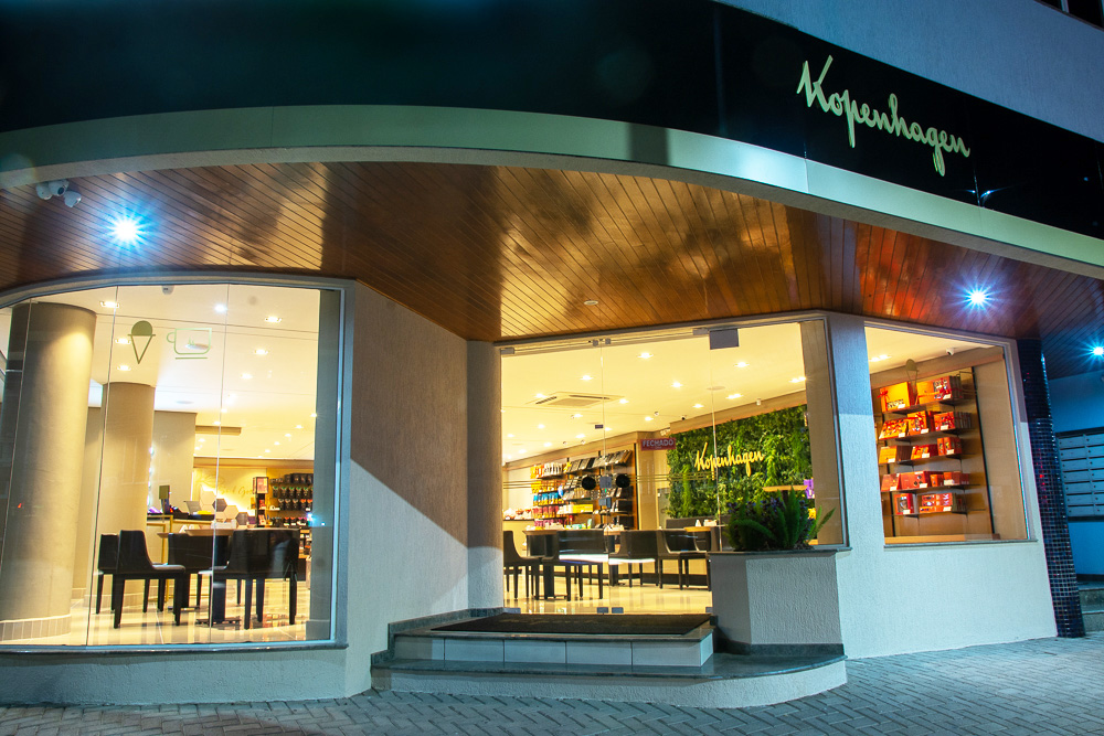 Kopenhagen traz para Brusque chocolates deliciosos e uma cafeteria de