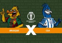 Brusque x CSA tempo real minuto a minuto lance a lance Série C ao vivo Brasileirão