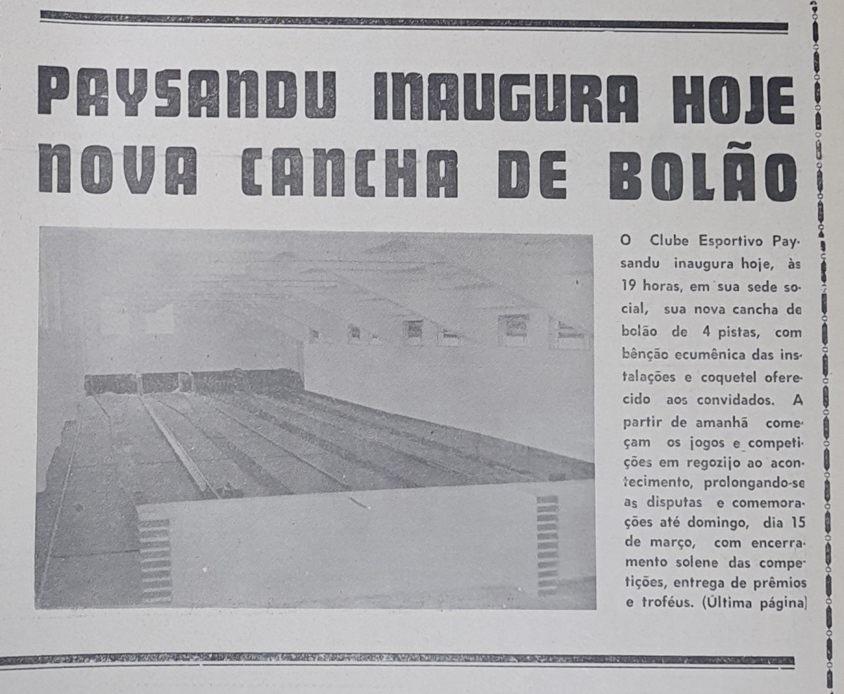 cancha bolão Brusque