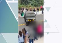 Acidente com jipe durante desfile de 7 de Setembro em Brusque é exibido no Fantástico