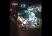 Acidente entre carros deixa duas pessoas feridas na rodovia Antônio Heil, em Itajaí