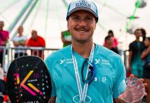 André Baran é vice-campeão mundial de beach tennis em dupla 100% brasileira André Baran vice-campeão mundial