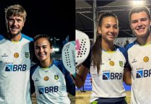 Brusquenses André Baran e André Caetano são campeões pan-americanos de beach tennis
