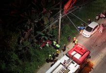 VÍDEO – Vítima fica presa às ferragens após carro cair em ribanceira em Brusque