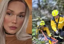 VÍDEO – Mulher morre após ser resgatada em ribanceira de 40 metros em Blumenau Blumenau