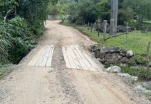 Ponte de madeira no Cedro Alto, em Brusque, será interditada nesta sexta-feira