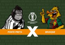 Ponte Preta x Brusque Série C 2025 ao vivo tempo real lance a lance minuto a minuto