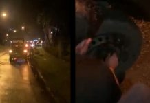 VÍDEO – Morador registra fila de carros com pneus danificados por buracos em Brusque; Secretaria de Obras se manifestou buracos