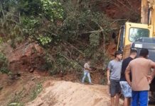 Queda de barreira no acesso à Serra do Moura atrapalha trânsito