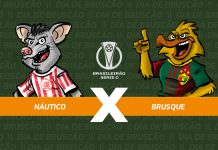 Náutico x Brusque: segunda fase da Série C 2025 em tempo real