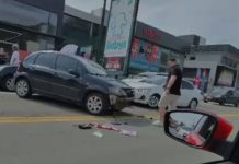 VÍDEO – Acidente com carro é registrado na rodovia Antônio Heil, em Brusque Antônio Heil