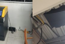 VÍDEO – Homens são presos em cima de telhado ao tentarem arrombar cofre de loja em Itajaí cofre