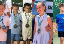 Brusquenses se destacam e vão às finais de torneio nacional de tênis em Itajaí