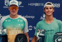 Brusquense André Baran é vice-campeão de torneio que reúne as melhores duplas do ano do beach tennis