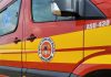 Bombeiros são acionados para atender acidente com capotamento em Botuverá