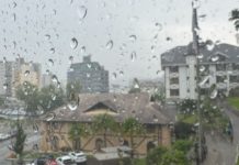 Defesa Civil alerta para risco alto de alagamento em Brusque durante passagem de ciclone