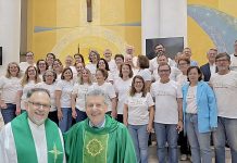 Guabiruba celebra fé e tradição em missa na língua dos antepassados