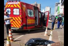 Trabalhador morre após escorregar e cair do terceiro andar de edifício no Centro-Oeste de SC