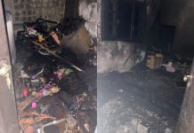 Família pede ajuda após ter casa incendiada no Águas Claras, em Brusque