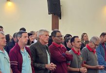 Terço dos Homens celebra encontro marcante com 600 fiéis em Guabiruba