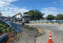 Samae adia obra na Ponte do Guarani em Brusque para a noite desta terça-feira