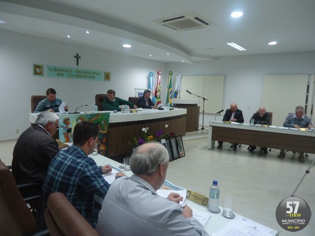 A próxima sessão da Câmara de Guabiruba acontece no dia 5 de junho, às 19 horas