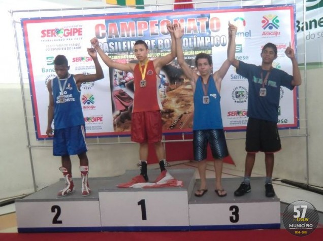 Darlan ficou com o bronze após ser derrotado pelo representante do Rio Grande do Norte, Aparício Santos
