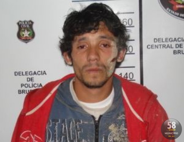 Everton Ferreira Padilha, 22 anos, foi preso depois de tentar roubar uma moto e ser impedido pela vítima