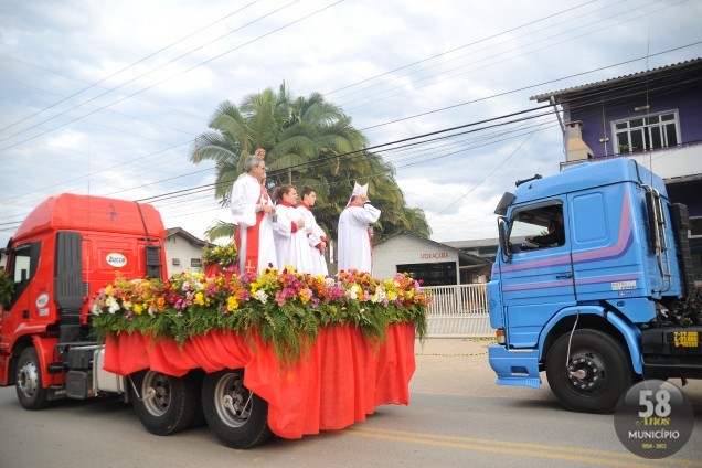 Procissão da 64ª Festa dos Motoristas em Dom Joauqim - Brusque