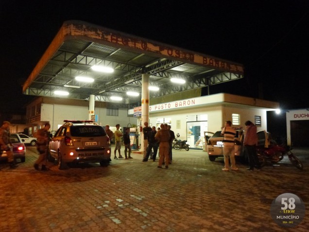 Homem furtou Auto Posto Baron na noite desta terça-feira, 24 de julho