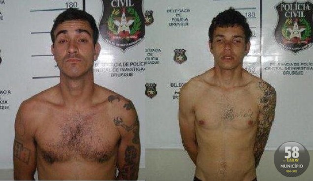 Alex de Souza Coelho e Josmar Zagulski Júnior foram condenados a dois anos e oito meses de prisão por furto