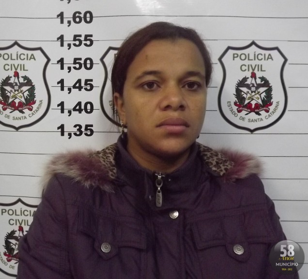 Cristiane Silva dos Santos, 26 anos, está grávida e foi presa sob a acusação de tráfico de drogas