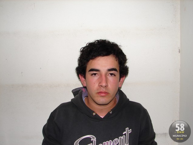 Natã de Lima Miranda, 18 anos, foi detido pelo crime de tráfico de entorpecentes