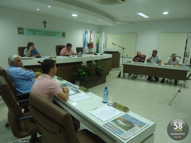 A próxima sessão da Câmara de Guabiruba acontece na terça-feira, 25 de setembro