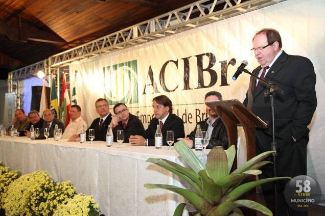 O presidente da Acibr destacou em seu discurso que a entidade continuará lutando em prol dos interesses da comunidade