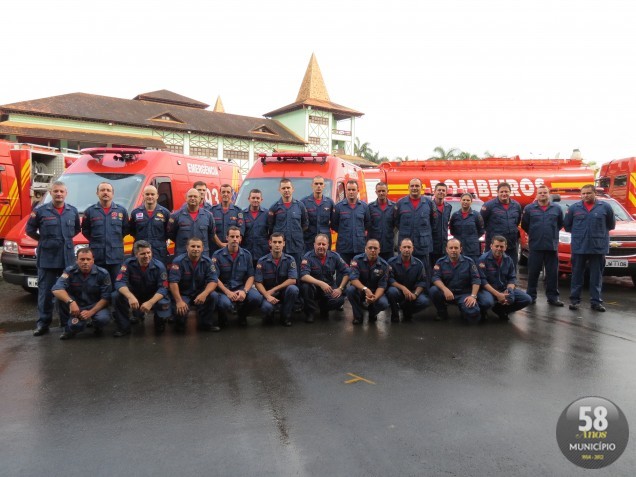 Bombeiros militares do Corpo de Bombeiros de Brusque