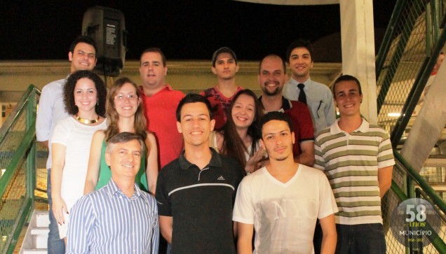 Nova diretoria do DCE da Unifebe tomou posse com a presença do reitor Günther Loter Pertschy