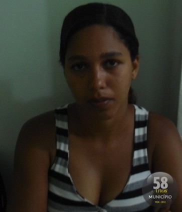 Thamires Paixão de Oliveira, 24 anos, foi presa sob acusação de furto