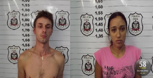 Jonathan de Cristo, 23 anos, e Jaqueline de Matos, 22 anos, foram presos acusados de tráfico