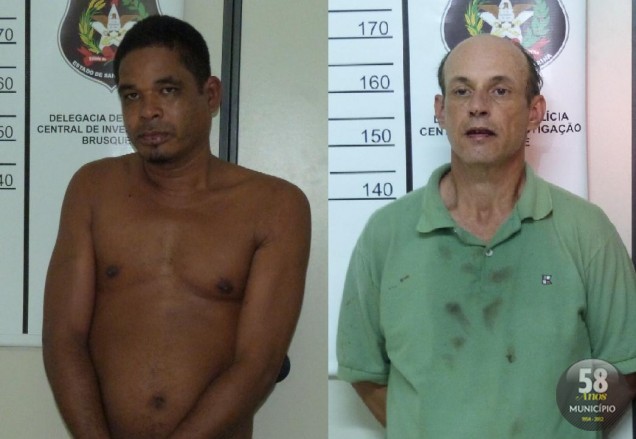Johny Cleber Carvalho de Azevedo, 47 anos, e Edson Souza Santos, 34 anos, foram presos no bairro Santa Terezinha, nas proximidades do quartel da Polícia Militar, acusados de tráfico de drogas