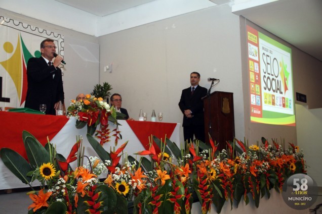 Durante a solenidade de certificação, o prefeito Paulo Eccel falou da importância que tais ações trazem para o mundo