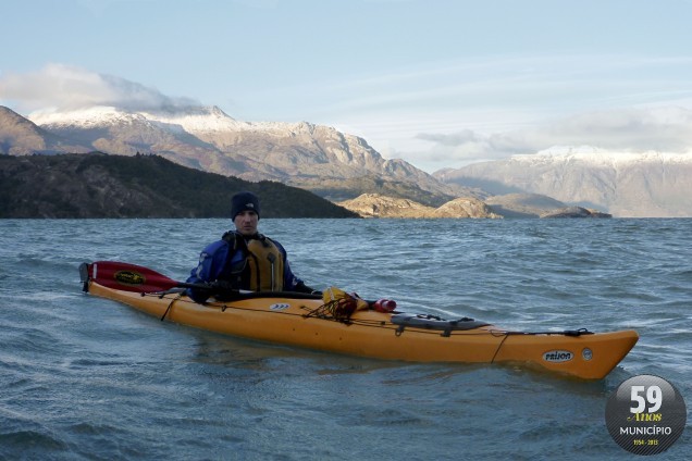 A última grande expedição do brusquense foi para a Patagônia, em 2011